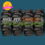Solid Skid Steer Tires 10x16.5